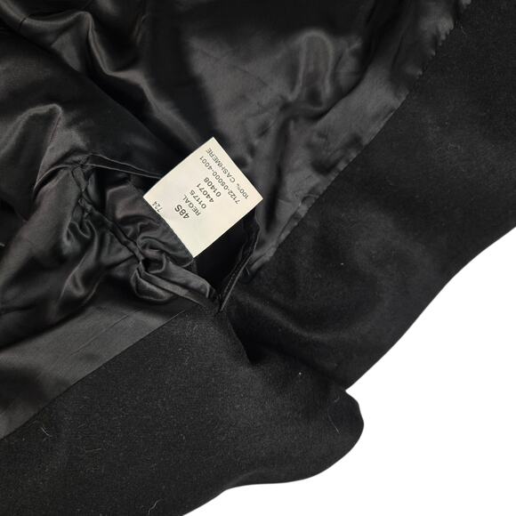 Jos A Bank Black Cashmere Sport Coat Blazer Jacket Size 48S Two Button - Picture 6 of 6